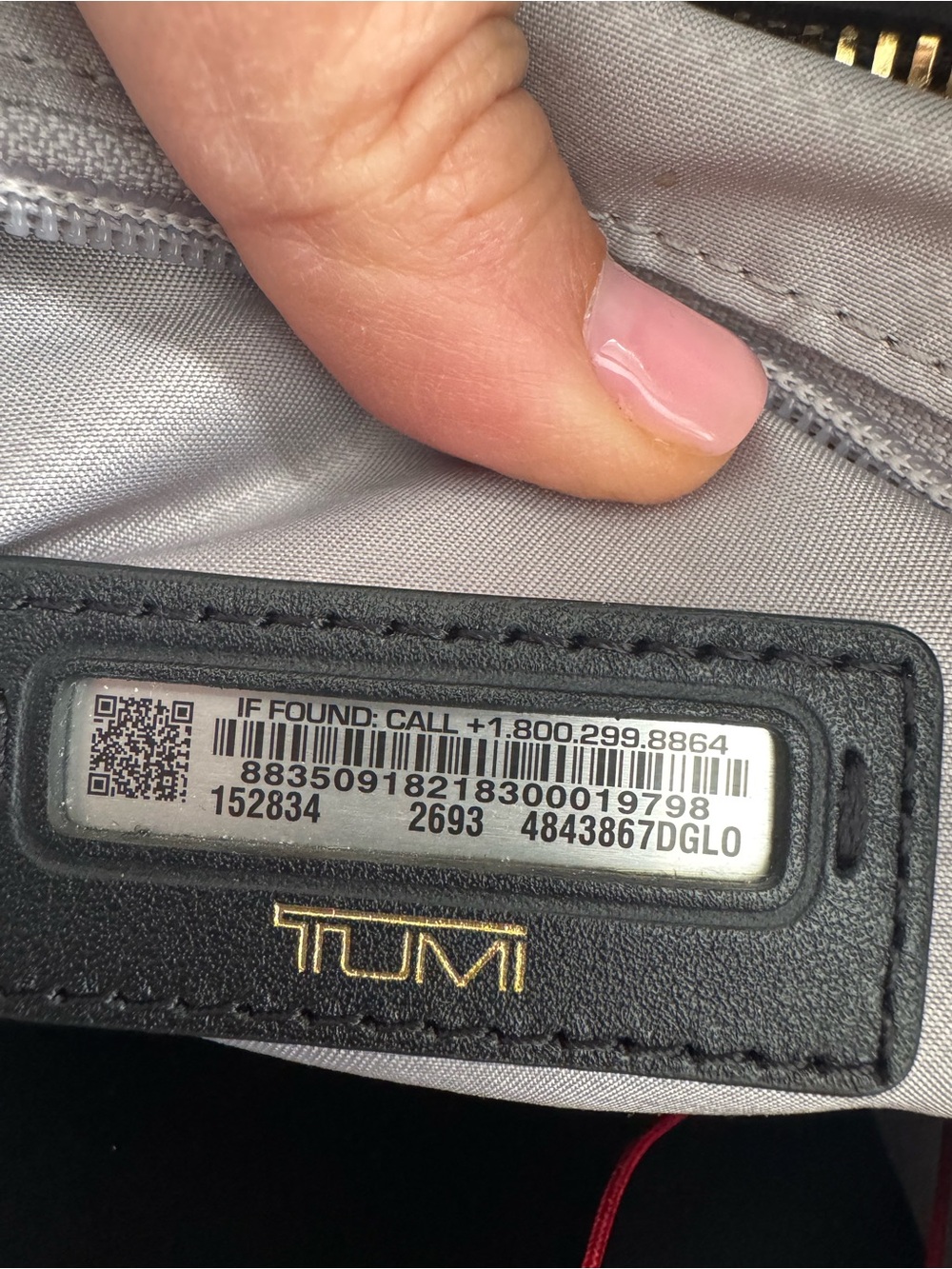 Tumi Black Sutton Crossbody with Gold-Tone Hardware - Picture 12 of 12